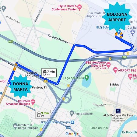 Donna Marta Apartman Bologna Kültér fotó